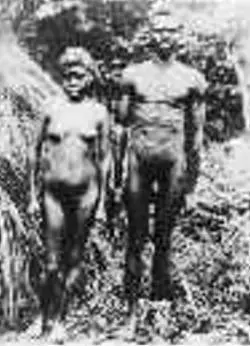 Aboriginal Paar, Heirat bei den Aboriginals