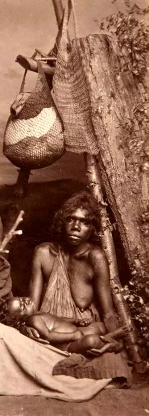 Aboriginal Baby - Black Snake Mann und seine Frau Kolet