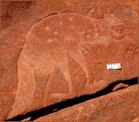 Petroglyphen der Ureinwohner Australiens